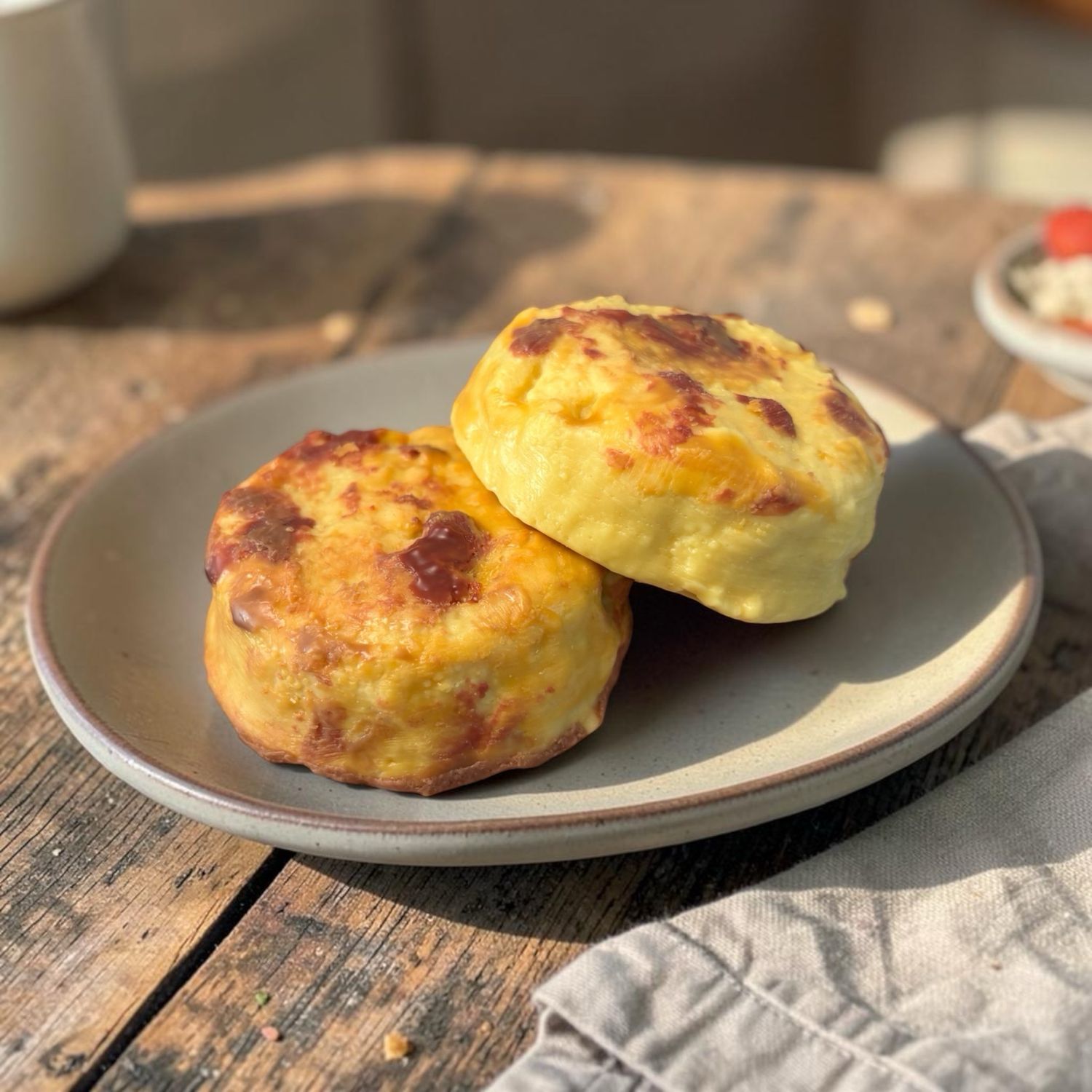 Breakfast Egg Bites Wax Food Prop/Embed