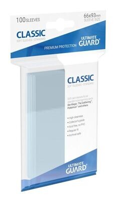 Ultimate Guard - Classic Soft Sleeves - Standard Size Transparent (100er Pack)