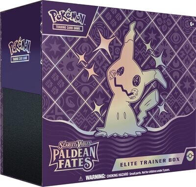 Scarlet &amp; Violet Paldean Fates Elite Trainer Box [ETB] &lt;Englisch&gt; - Pokémon