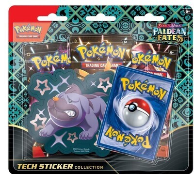 Scarlet &amp; Violet Paldean Fates Tech Sticker Collection &lt;&lt;Maschiff&gt;&gt;
&lt;Englisch&gt; - Pokémon