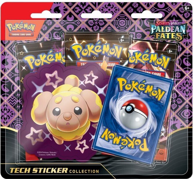 Scarlet &amp; Violet Paldean Fates Tech Sticker Collection &lt;&lt;Fidough&gt;&gt;
&lt;Englisch&gt; - Pokémon
