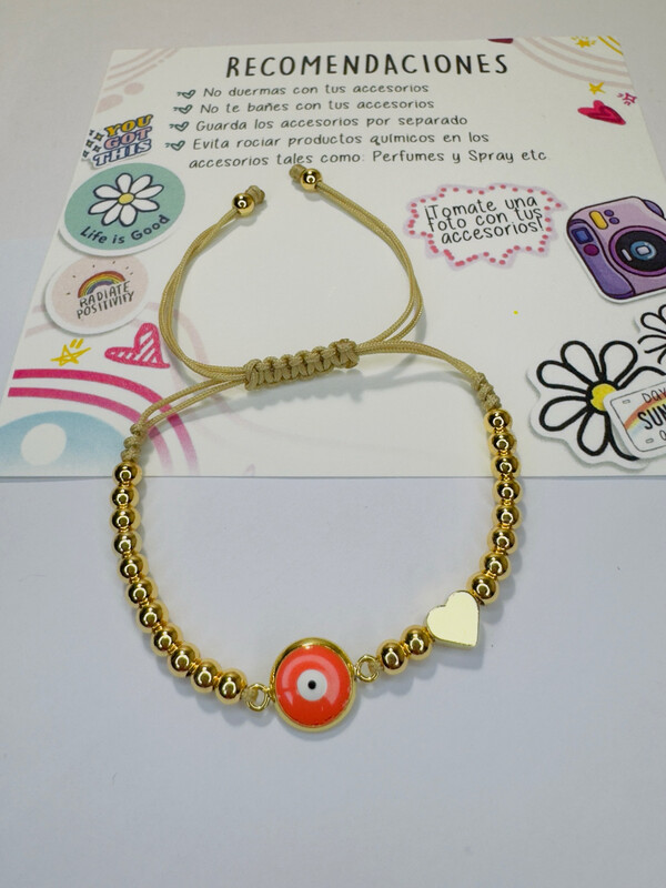 Pulsera conector de amuleto 