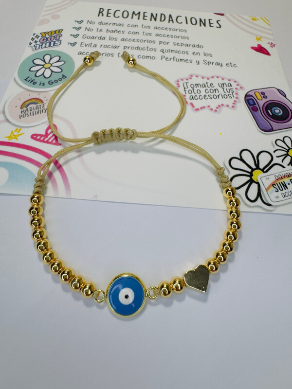 Pulsera conector de amuleto