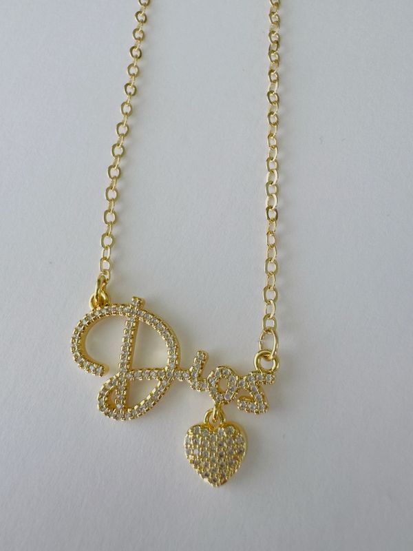 Cadena de Dios con circones 