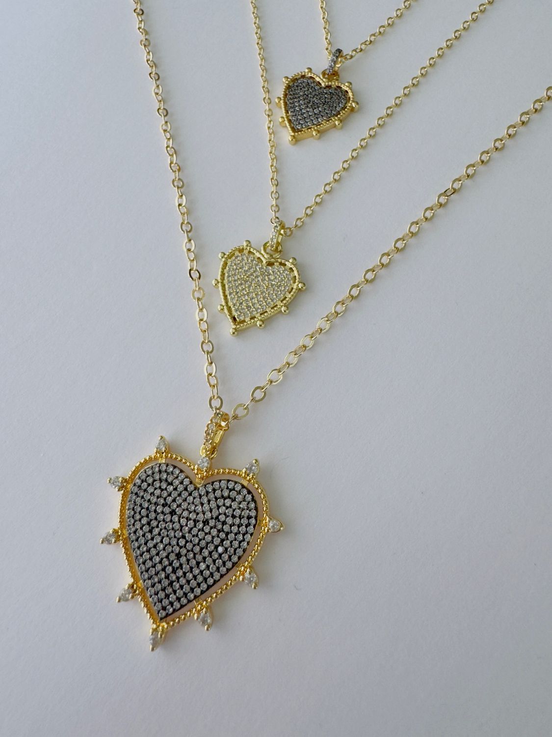 Cadena de corazón circones 