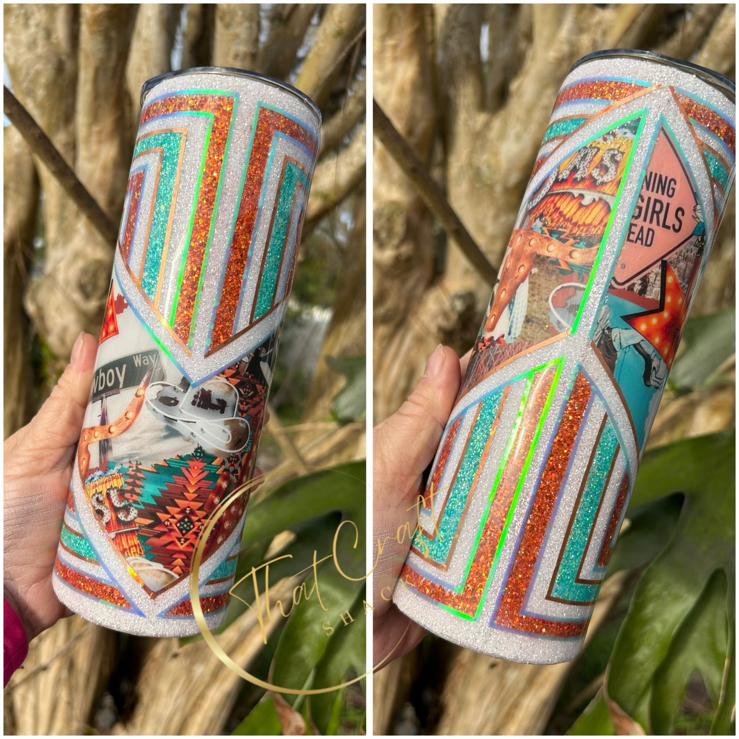 20 Oz Western Glitter