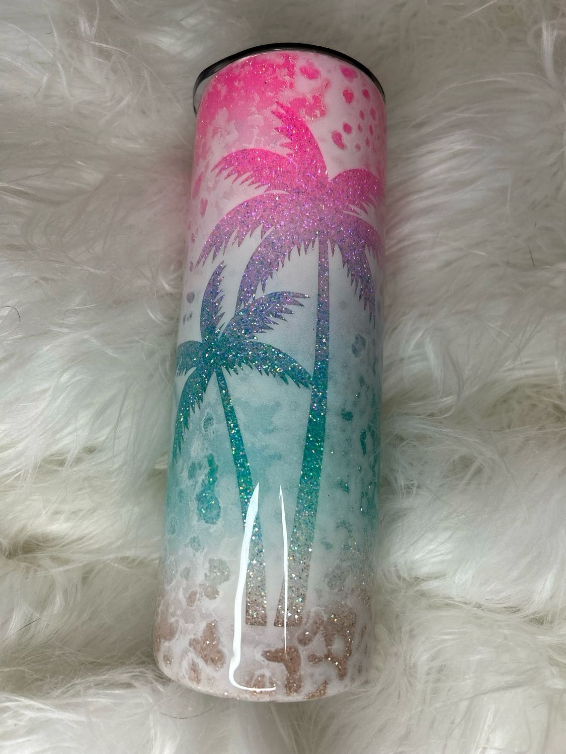 20 Oz Skinny Neon Ombre Beach