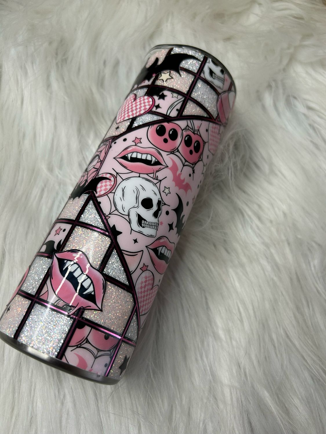 Pink Halloween 20 Oz Skinny