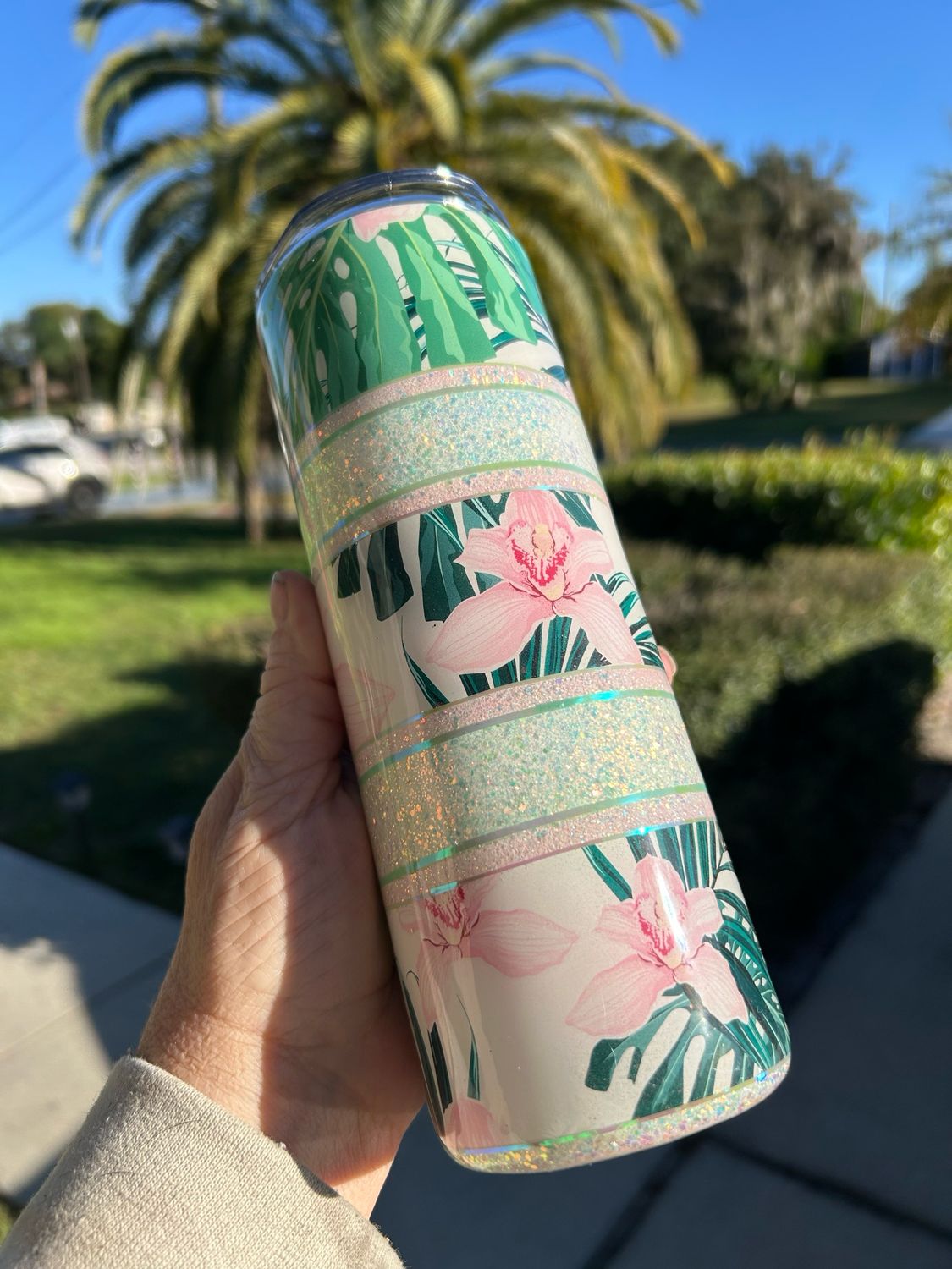 Summer Floral 20 Oz Skinny