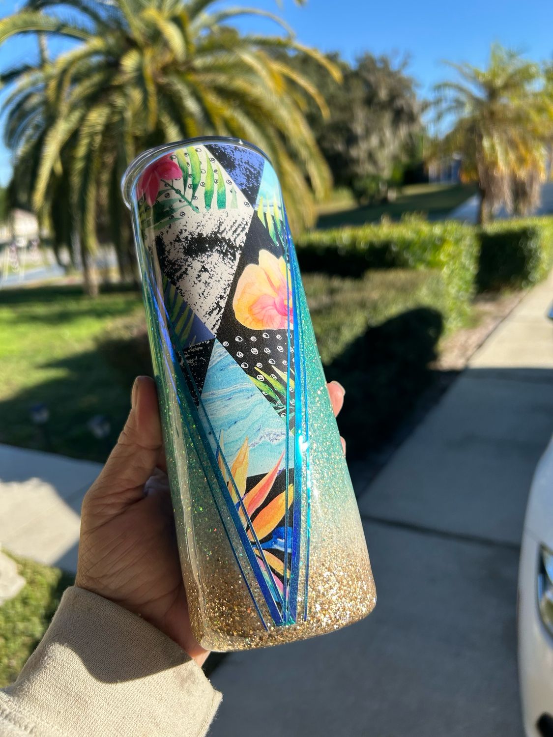 Tropical Beach 20oz Skinny