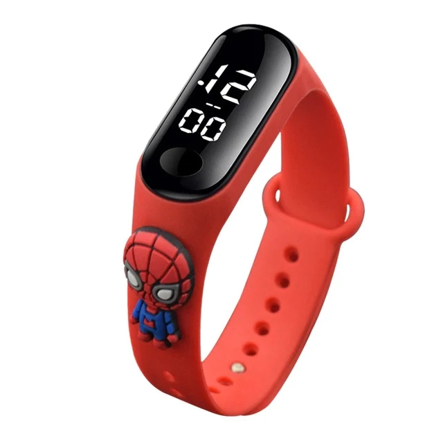 Orologio Digitale Bambino Spiderman Rosso