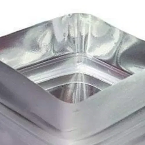 100    8.5cm X 13cm Silver FOIL ZIP LOCK MYLAR BAGS (No content in bags)