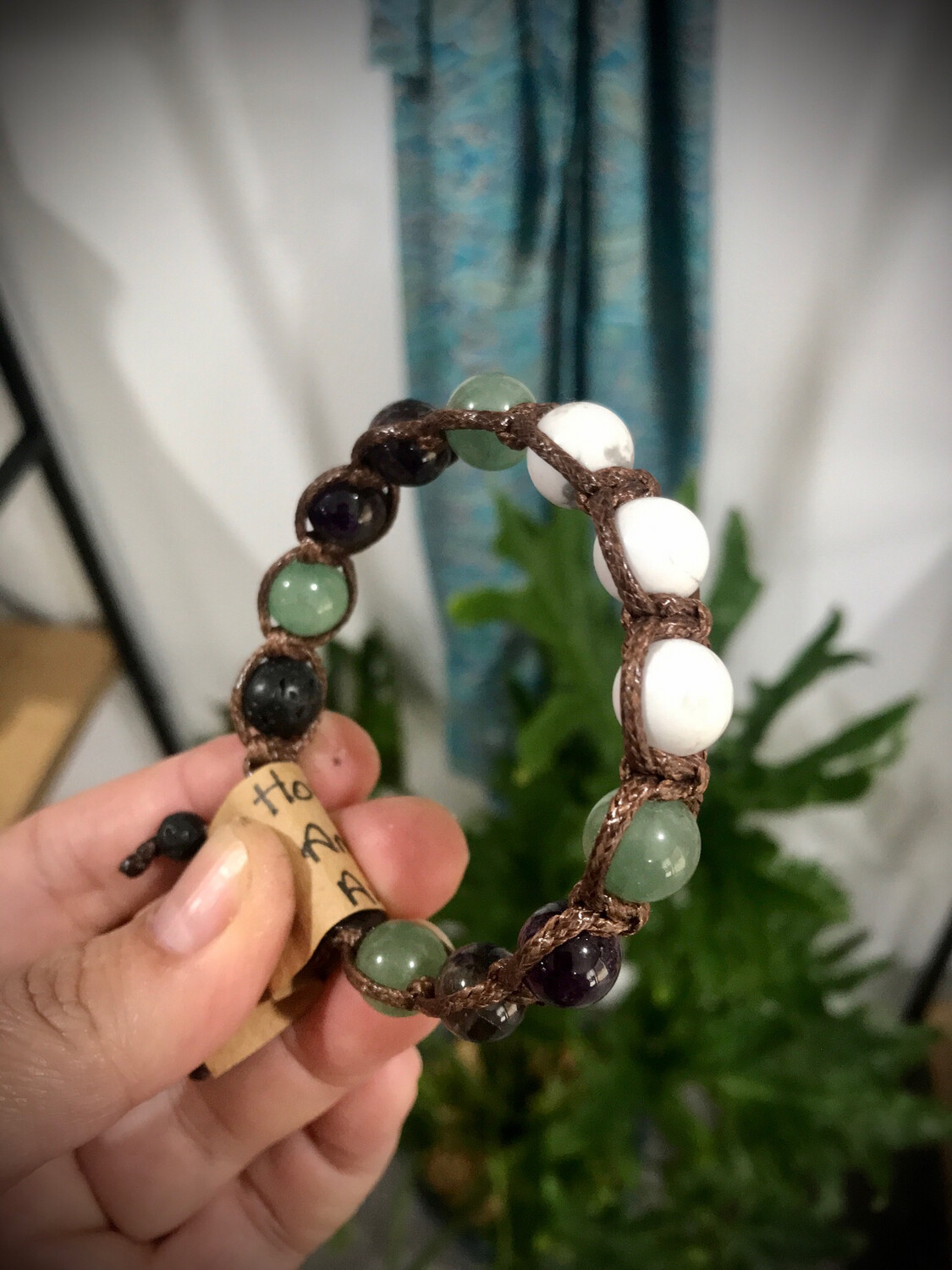 White Howlite, Aventurine &amp; Amethyst