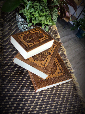 Leather Blank Page Note Book