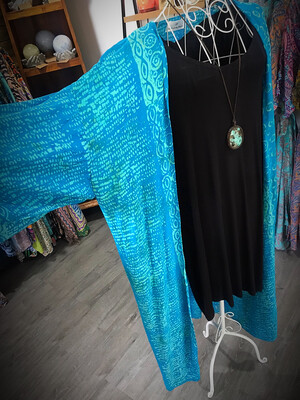 Aqua Polynesian Cover Up