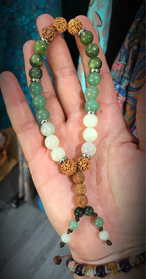 Nephrite Jade, Aventurine &amp; New Jade Worry Beads