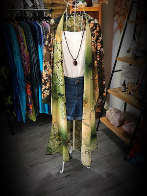 Double Sided Silk Kimono