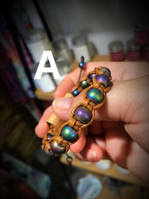 Rainbow Hematite Bracelet
