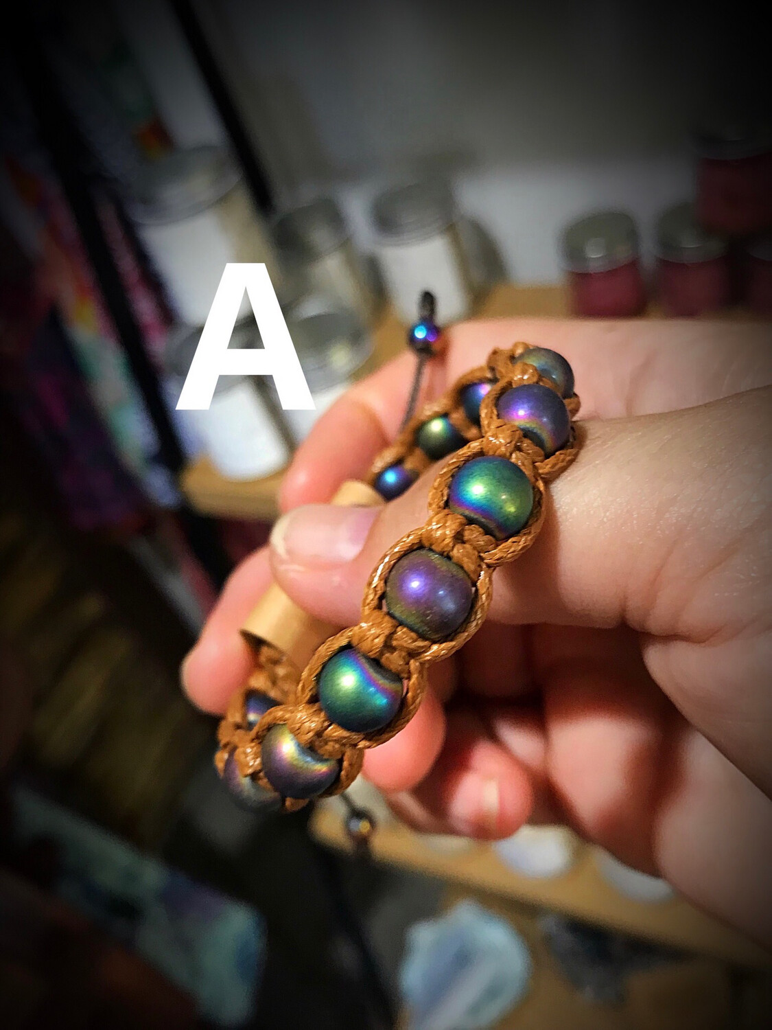 Rainbow Hematite Bracelet