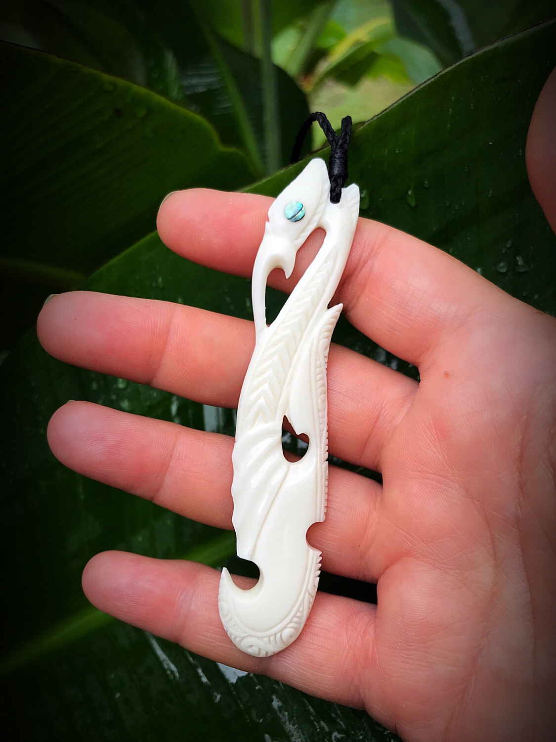 Bone Manaia Pendant