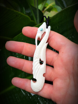 Bone Manaia Pendant