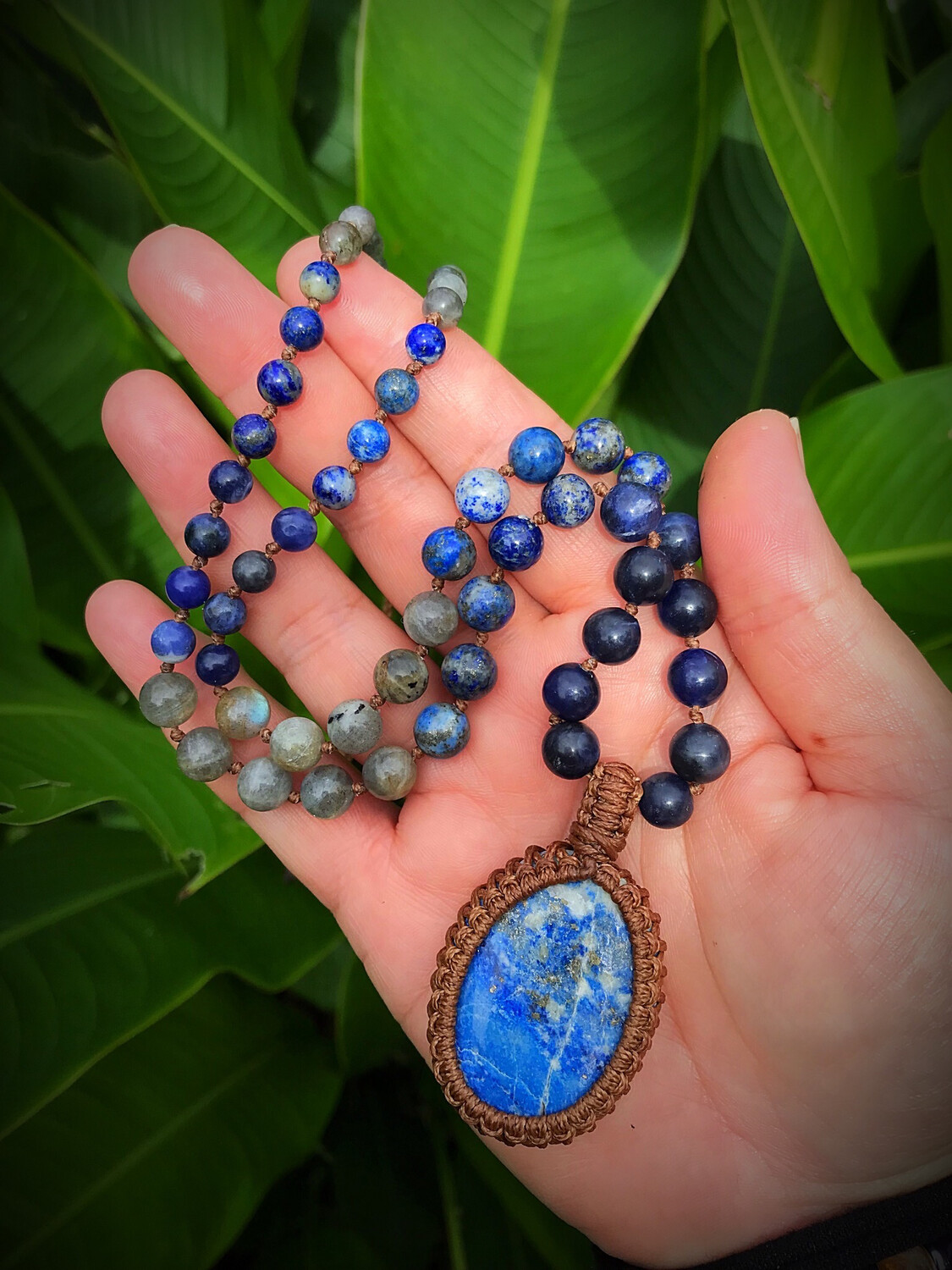 Lapis Lazuli Half Mala