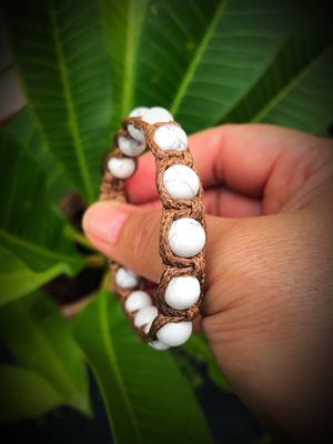 White Howlite Bracelet
