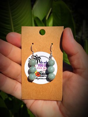 Burmese Jade Earrings