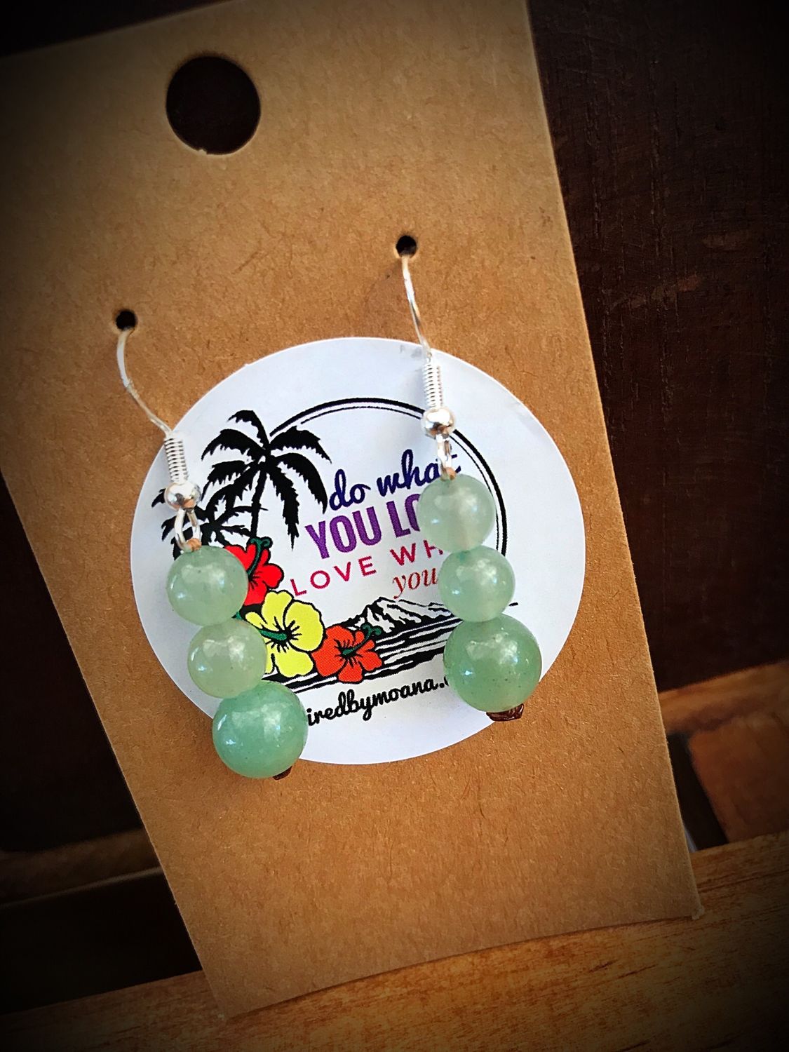 Green Aventurine Drop Earrings