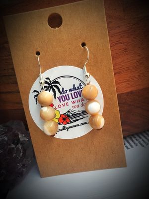 Mother Of Pearl Drop Earrings