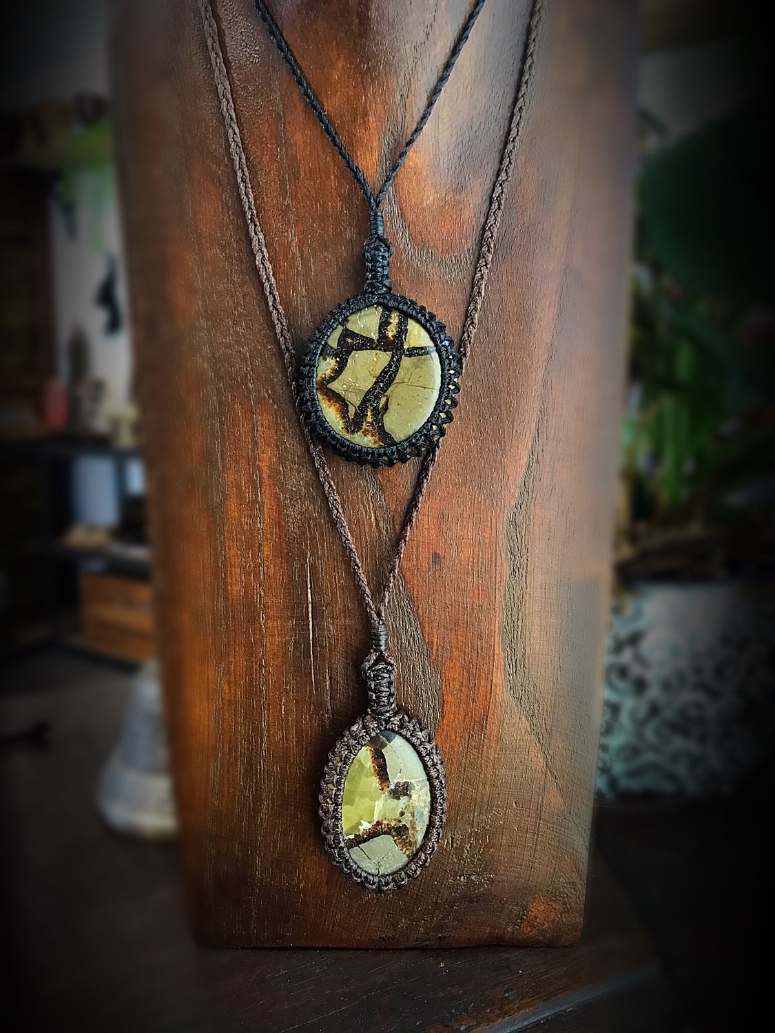 Septarian Pendant