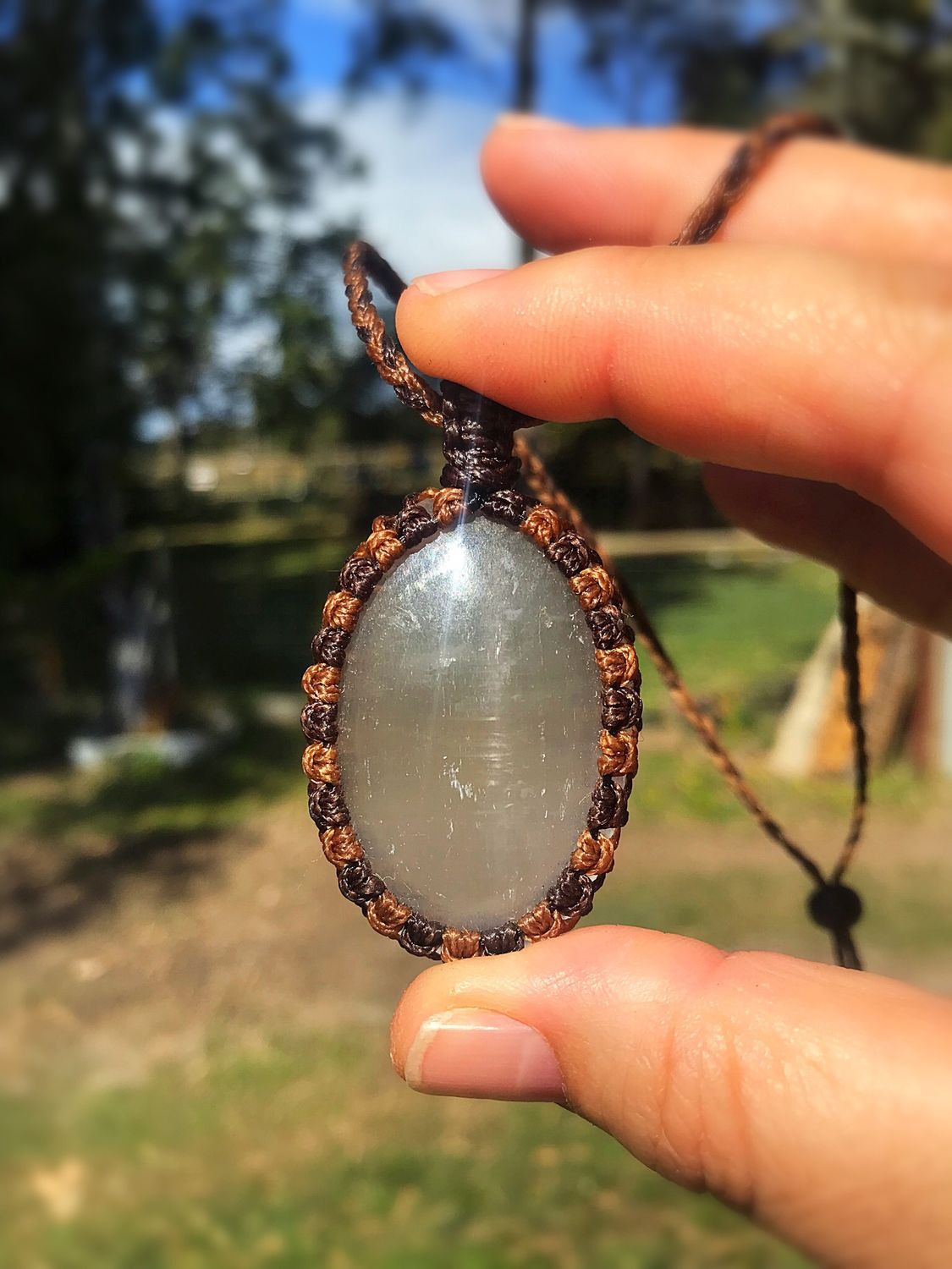 Selenite Pendant