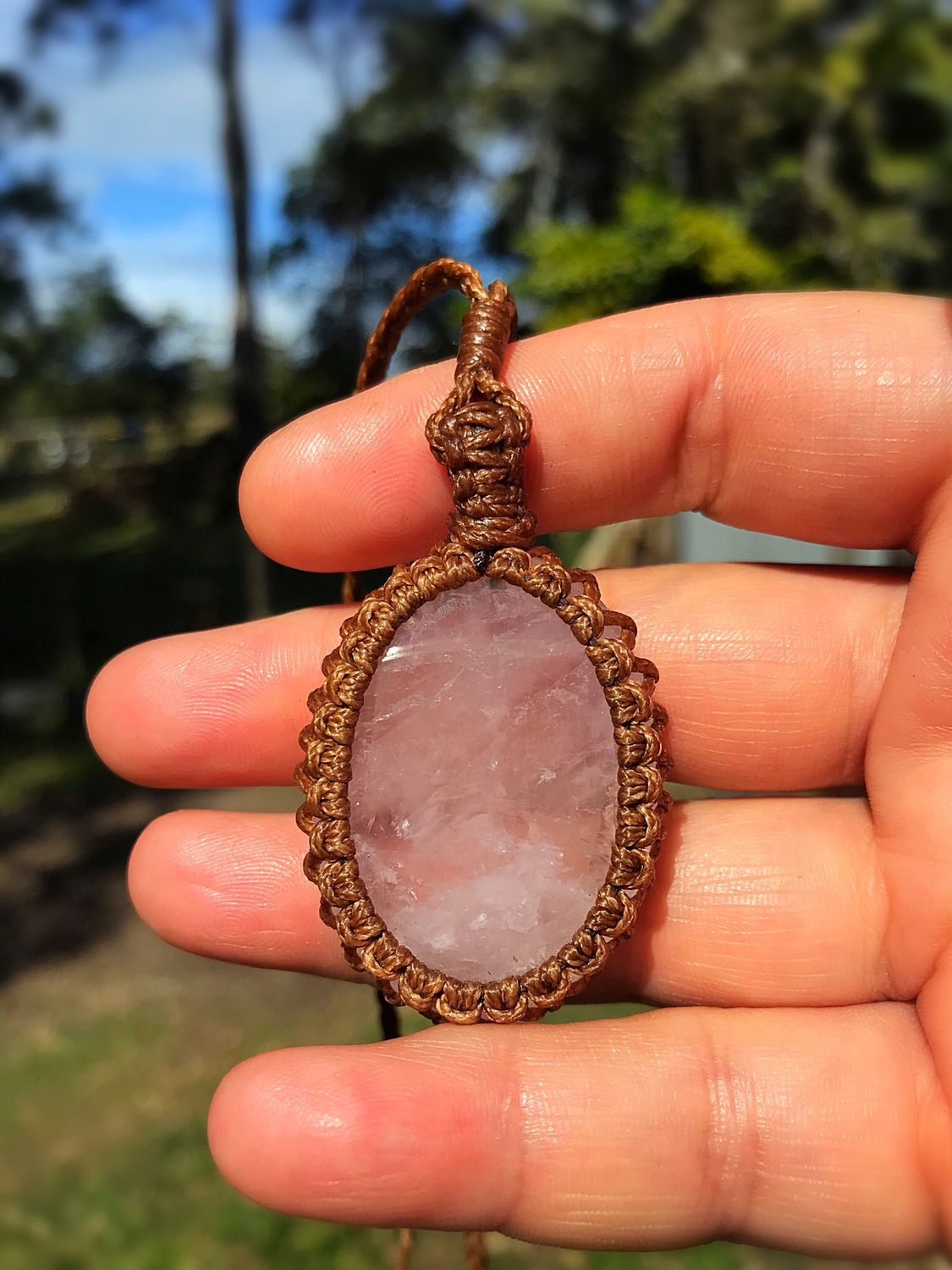 Rose Quartz Pendant