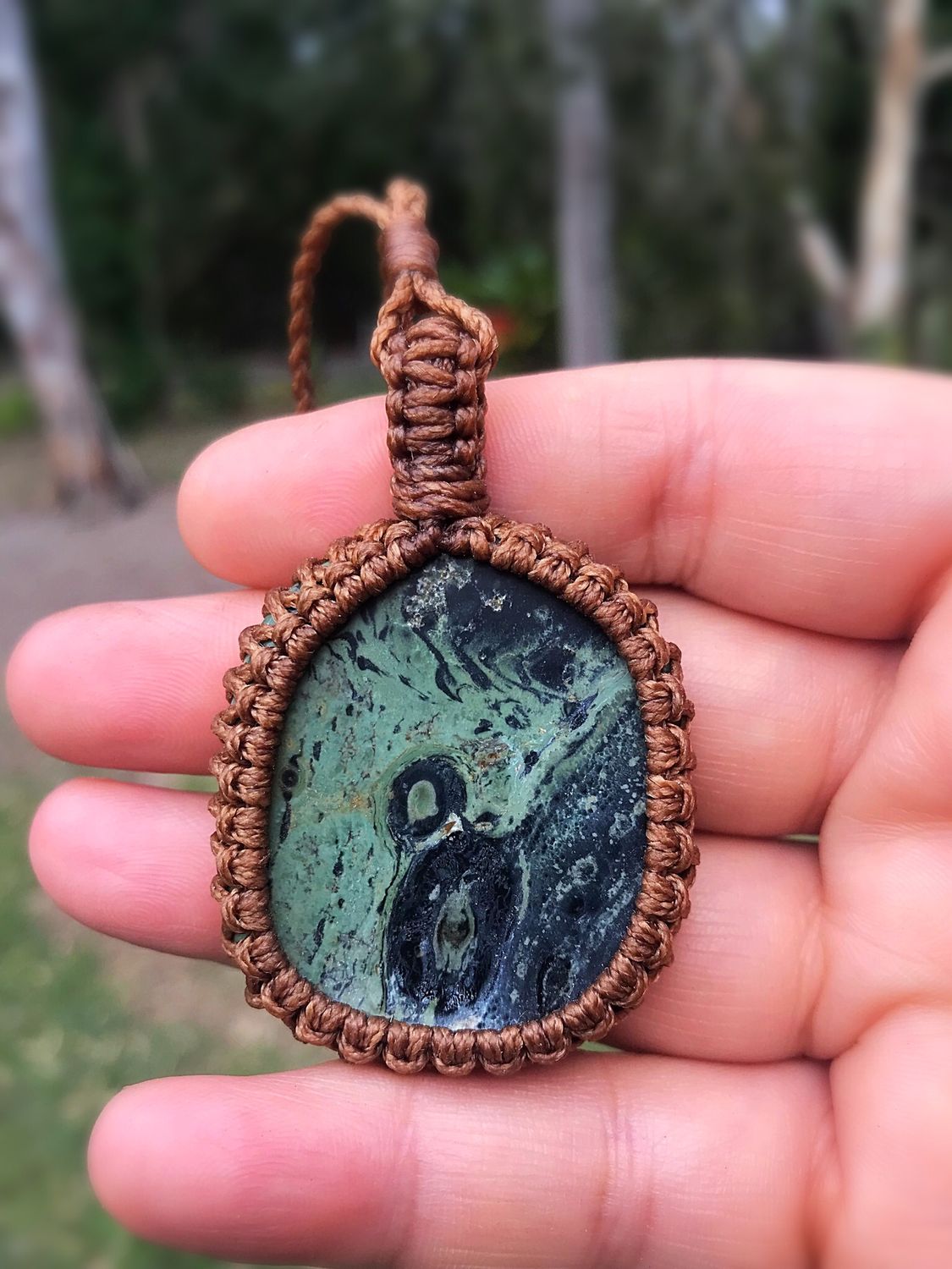 Kambaba Jasper Pendant