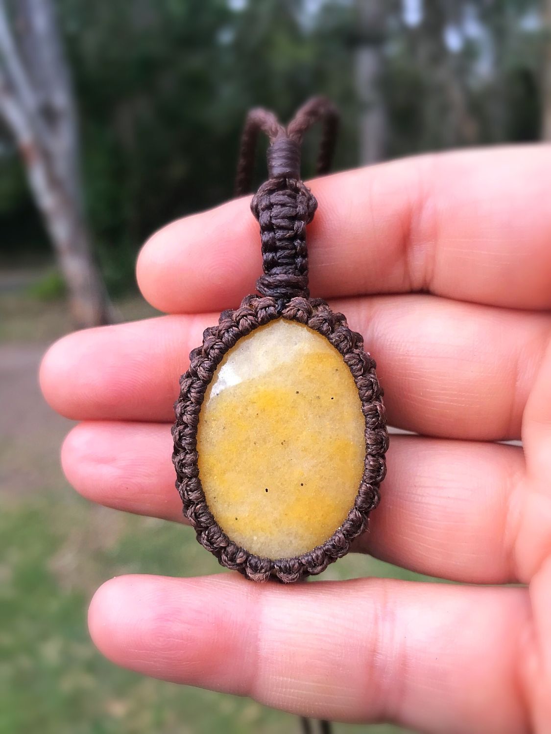 Yellow Aventurine Pendant