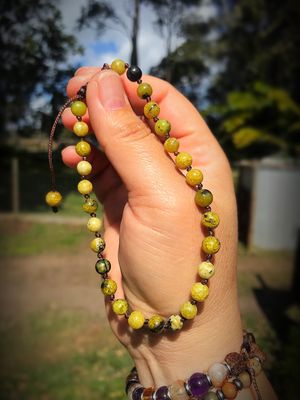 Yellow Turquoise Anklet