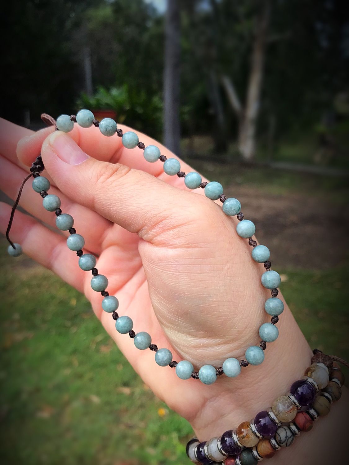 Burmese Jade Anklet