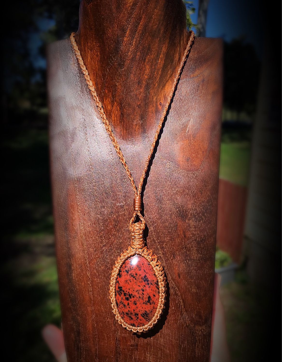 Mahogany Obsidian Pendant