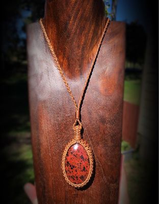 Mahogany Obsidian Pendant