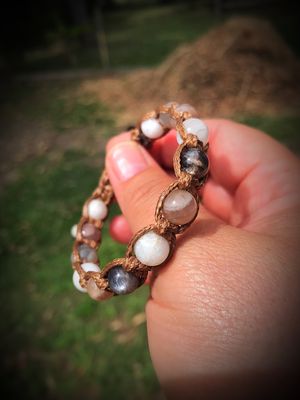 Trio Moonstone Bracelet