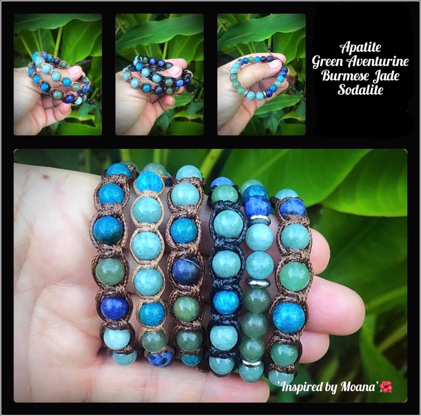 Burmese Jade, Apatite, Aventurine &amp; Sodalite