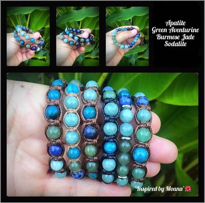 Burmese Jade, Apatite, Aventurine &amp; Sodalite