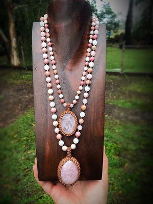 Rose Quartz- Self-Love &amp; New Beginnings Half Mala