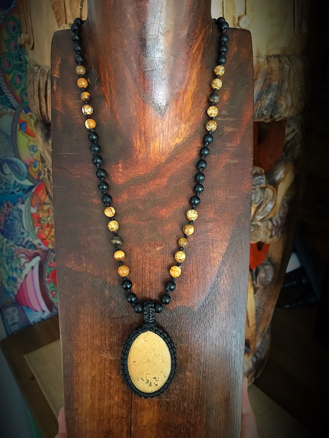 Picture Jasper Half Mala