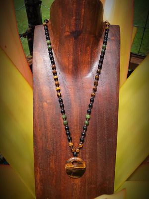 Tiger’s Eye ‘Courage &amp; Clarity’ Necklace