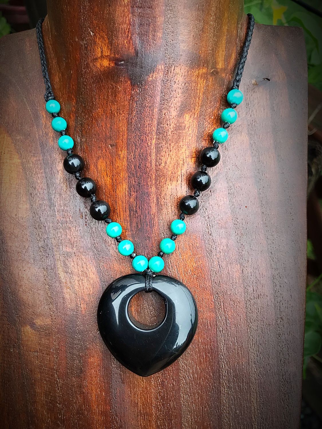 Black Agate Pendant