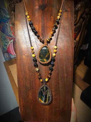 “Clarity&amp;Confidence” Blue Tiger’s Eye Necklace