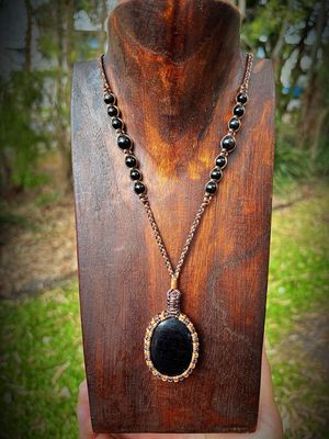 Black Obsidian Necklace