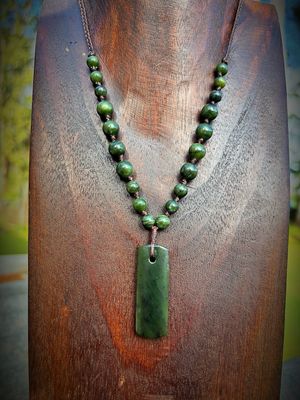 Pounamu ‘NZ’ Jade Necklace