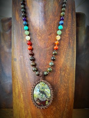 Bloodstone Chakra Necklace